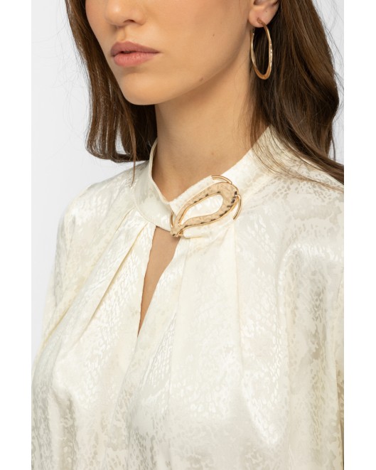 Jacuqard blouse Snake