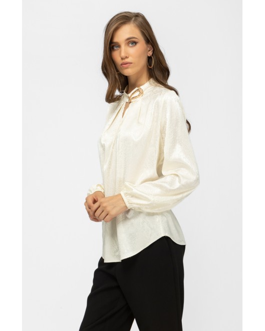 Jacuqard blouse Snake