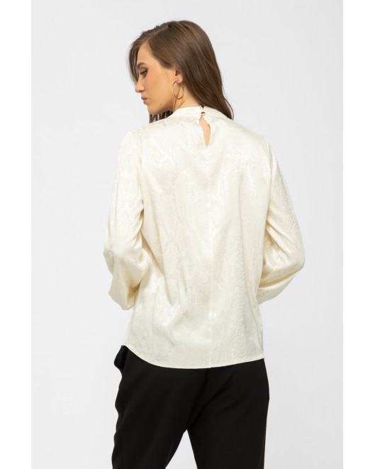 Jacuqard blouse Snake