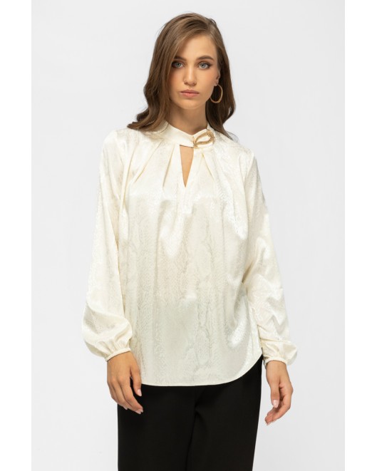 Jacuqard blouse Snake