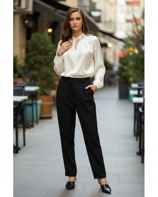 Jacuqard blouse Snake