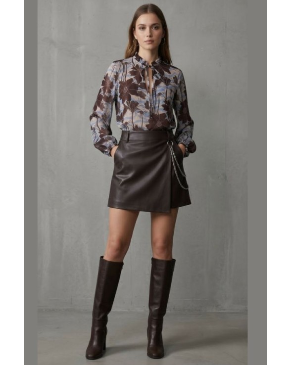 Skorts δερματίνης Coach