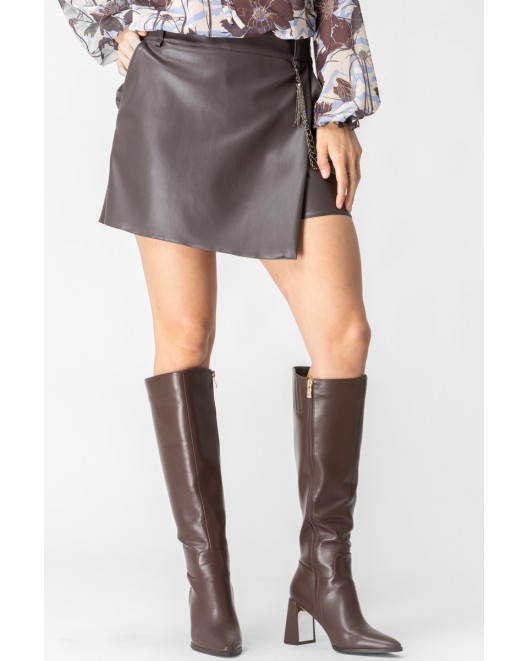 Skorts δερματίνης Coach
