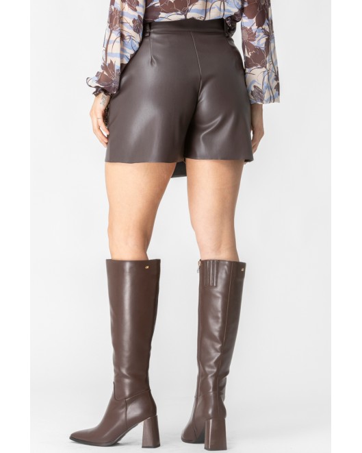Skorts δερματίνης Coach