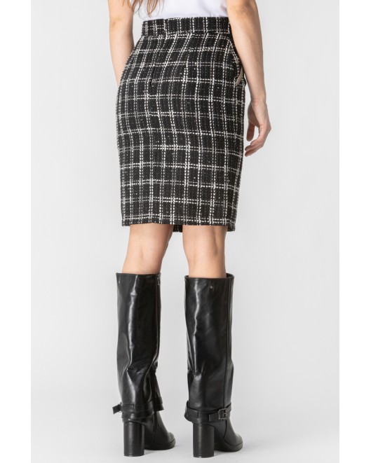 Φούστα Tweed lurex Claudia