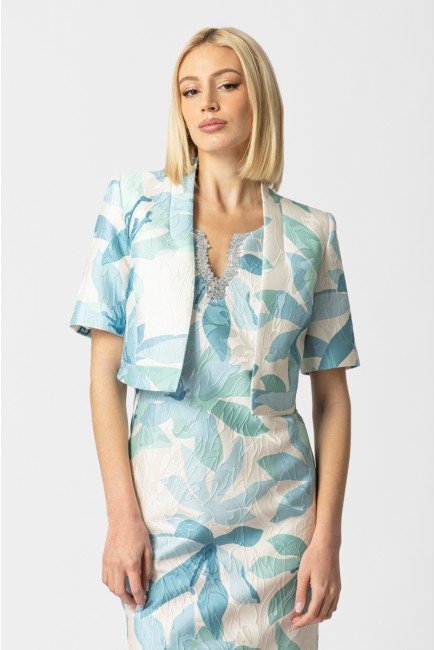 Short jacket jacquard Angelica