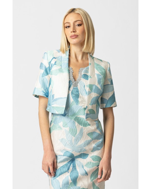 Σακάκι κοντό ζακάρ Angelica