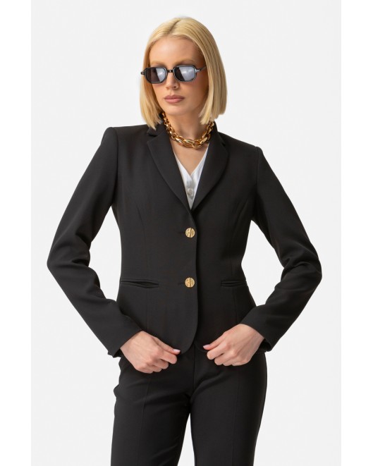 Crepe jacket  Muffin_ SLIM FIT