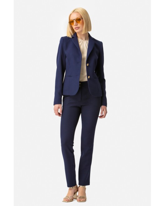 Crepe jacket  Muffin_ SLIM FIT