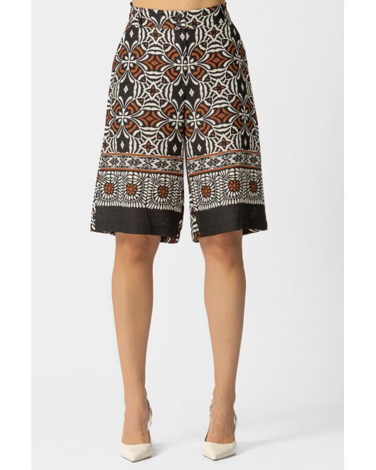 Βερμούδα λινάρι Jade