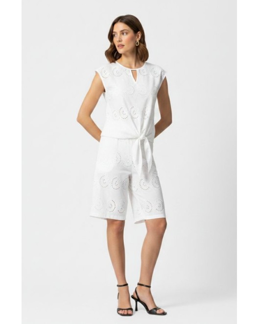 Βερμούδα Broderie Λάστιχο