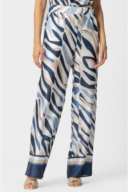 Παντελόνα σατέν λάστιχο Jasmin