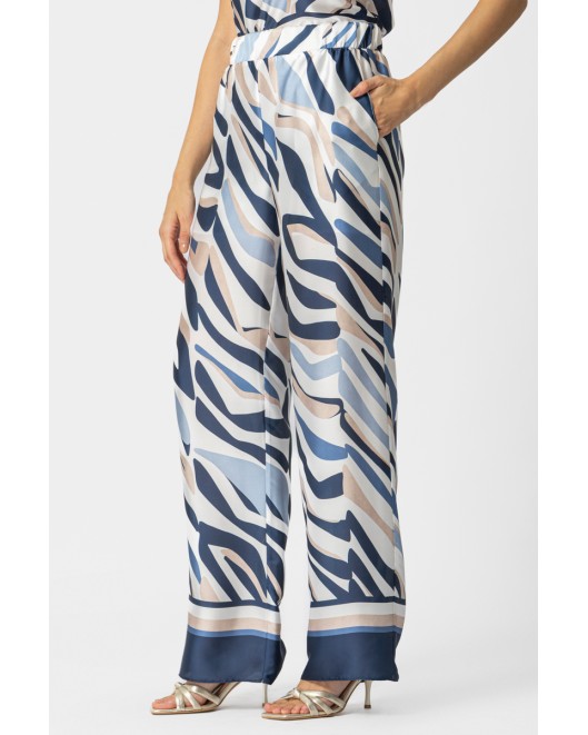 Παντελόνα σατέν λάστιχο Jasmin