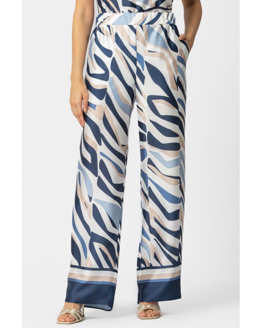 Παντελόνα σατέν λάστιχο Jasmin