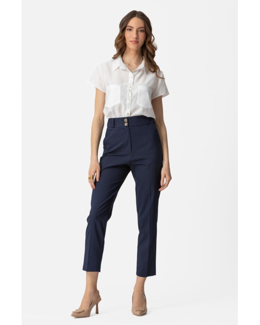 Cotton gambardine trousers Innovation STRAIGHT LINE