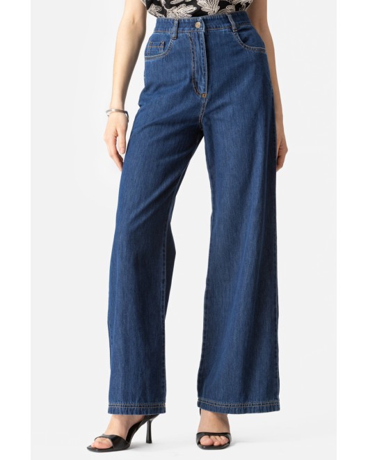 Παντελόνι jean πεντάτσεπο Denim