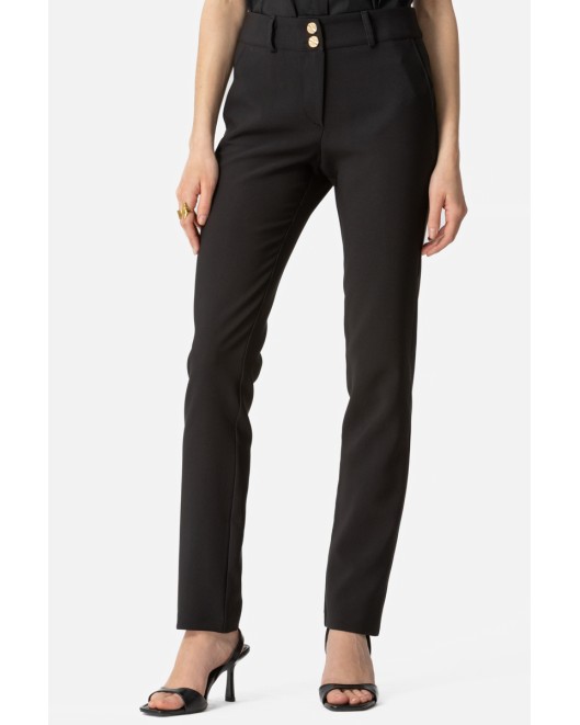 Elastic crepe_Muffin Trousers