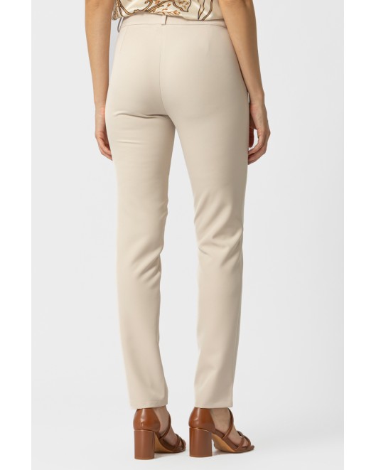 Elastic crepe_Muffin Trousers