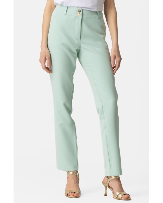 Elastic crepe_Muffin Trousers