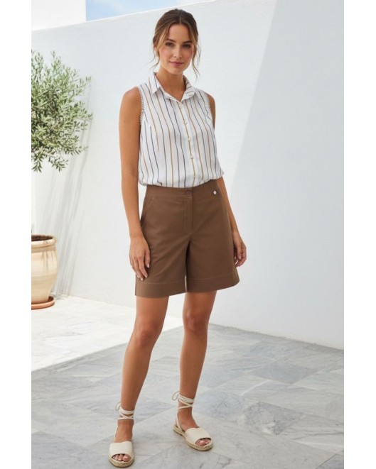 Shorts popline waistband Tracy