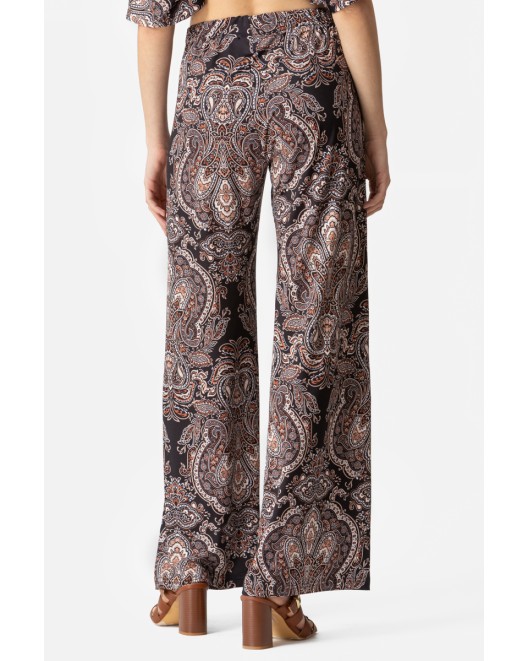 Printed elastic jersey Trousers