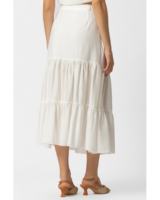 Φούστα Ζαγρέ τσέπες