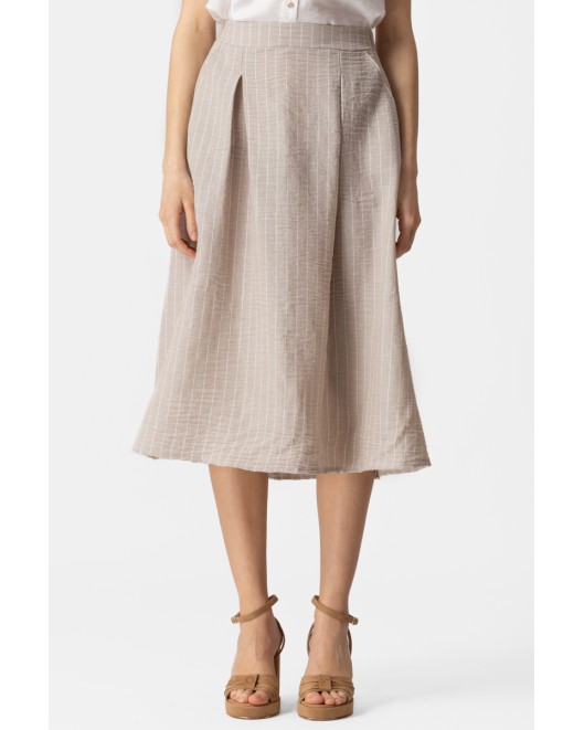 Φούστα ριγέ Linen