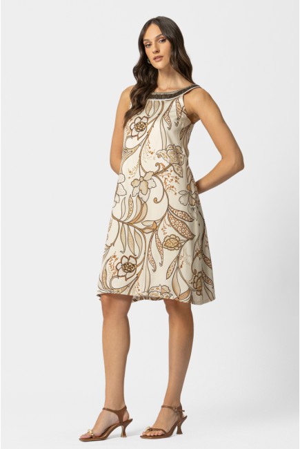 Satin viscose dress Foxy