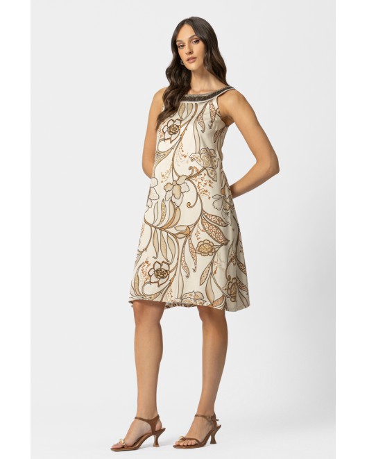 Satin viscose dress Foxy