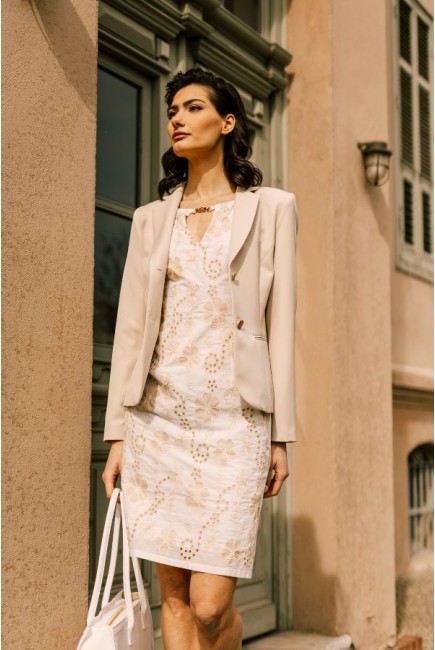 Φόρεμα Broderie τόκα