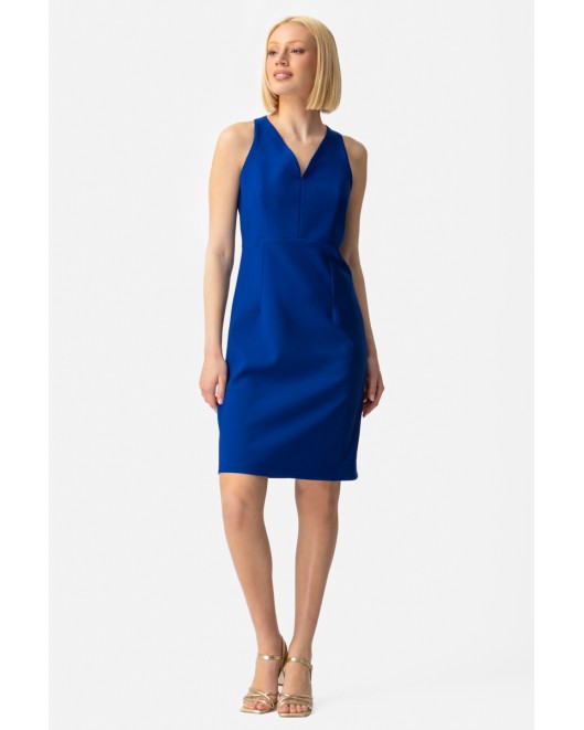 Sleeveless crepe dress_Muffin