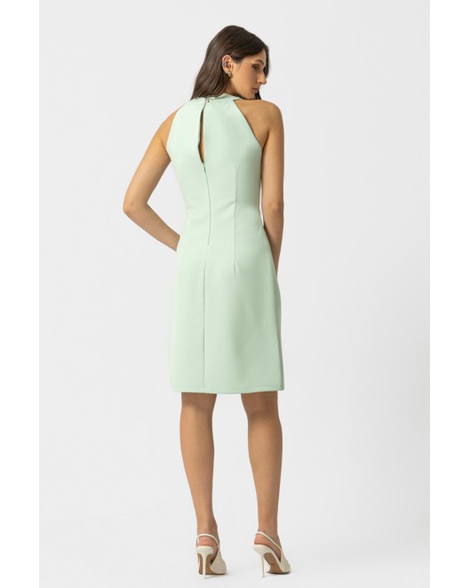 Φόρεμα αμάνικο κρεπ_Muffin