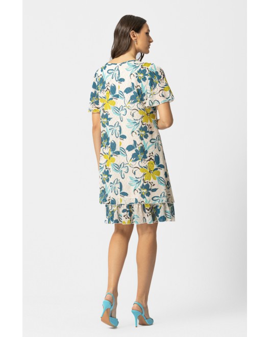 Φόρεμα διαφάνεια ζακάρ Linda