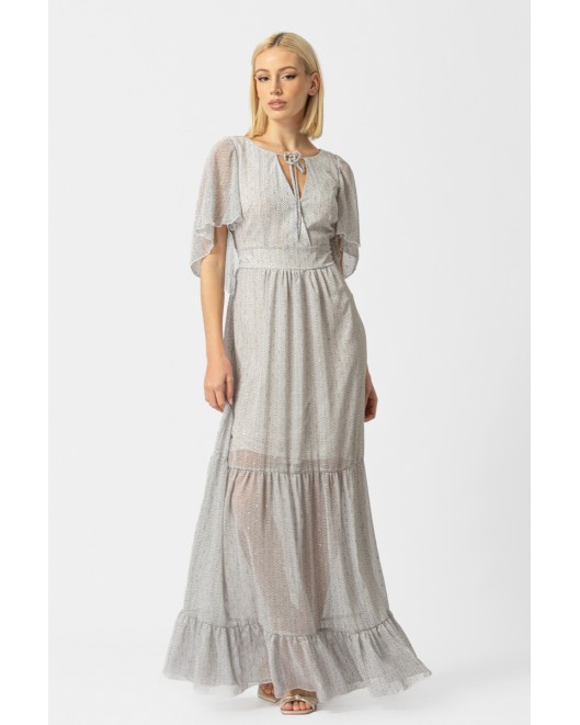 Φόρεμα maxi Διαφάνεια Sparkle