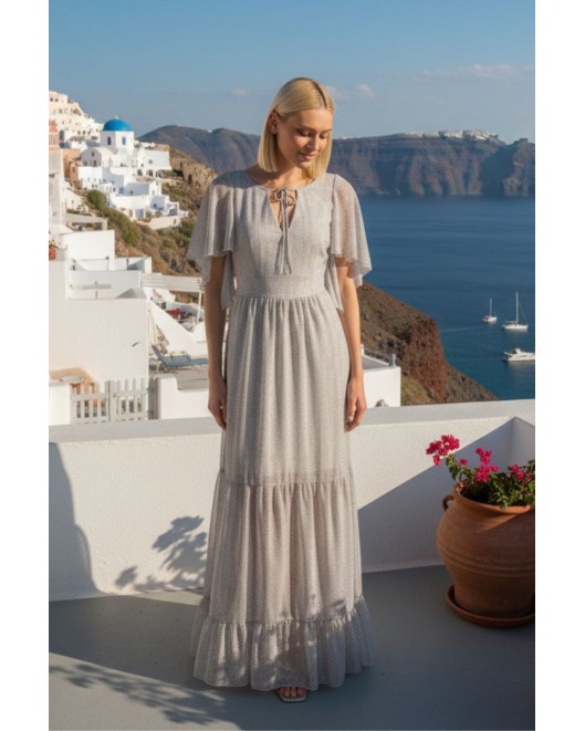 Φόρεμα maxi Διαφάνεια Sparkle