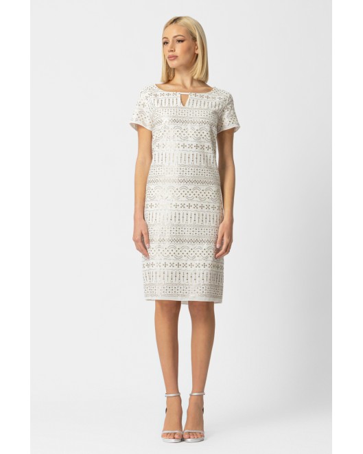 Φόρεμα βουάλ παγιέτα