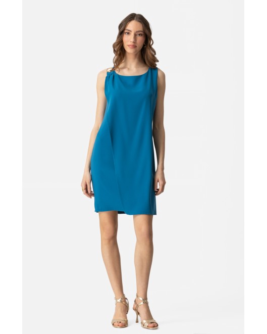 Φόρεμα αμάνικο κρεπ Attitude