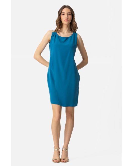 Φόρεμα αμάνικο κρεπ Attitude