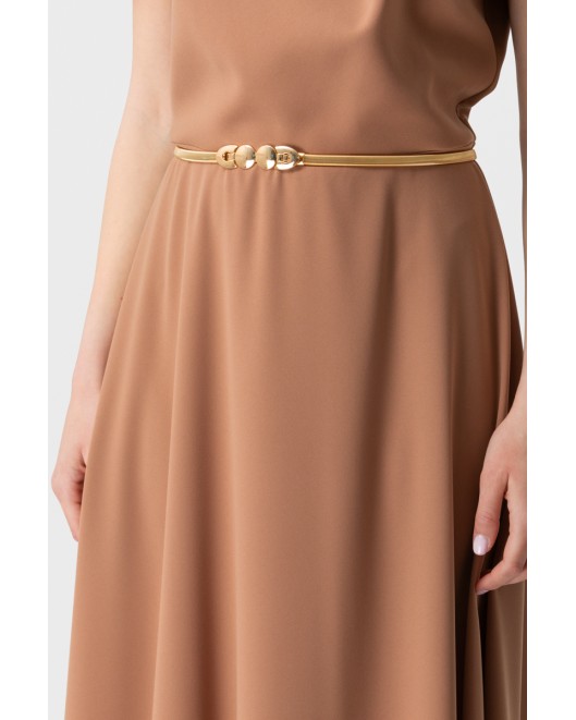 Crepe dress with belt Attitude
