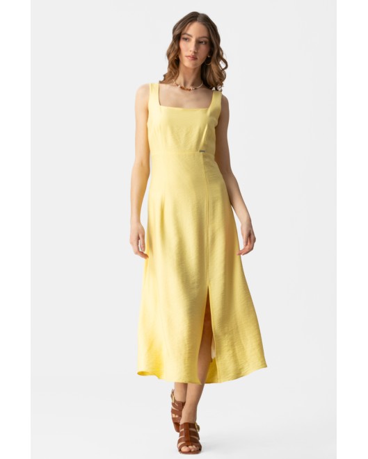 Φόρεμα Natural αμάνικο