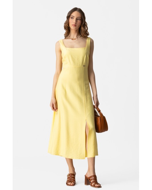 Φόρεμα Natural αμάνικο