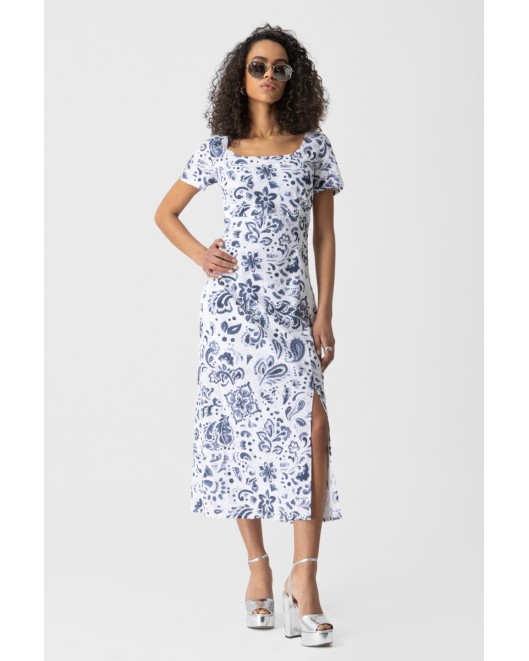 Φόρεμα Broderie Εμπριμέ Layla