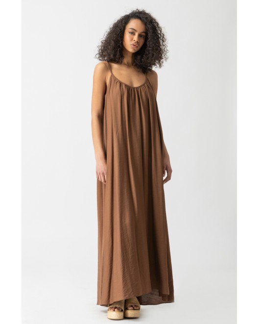 Φόρεμα αμάνικο Silky