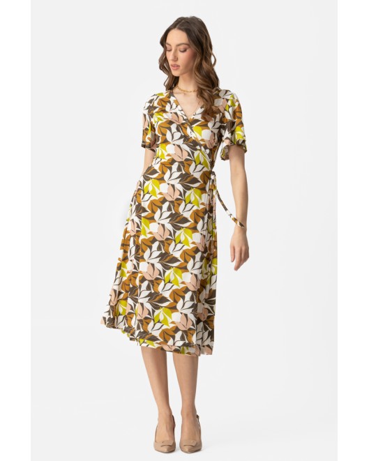 Elastic wrapped dress Yulia