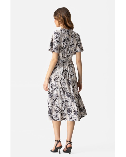 Elastic wrapped dress Yulia