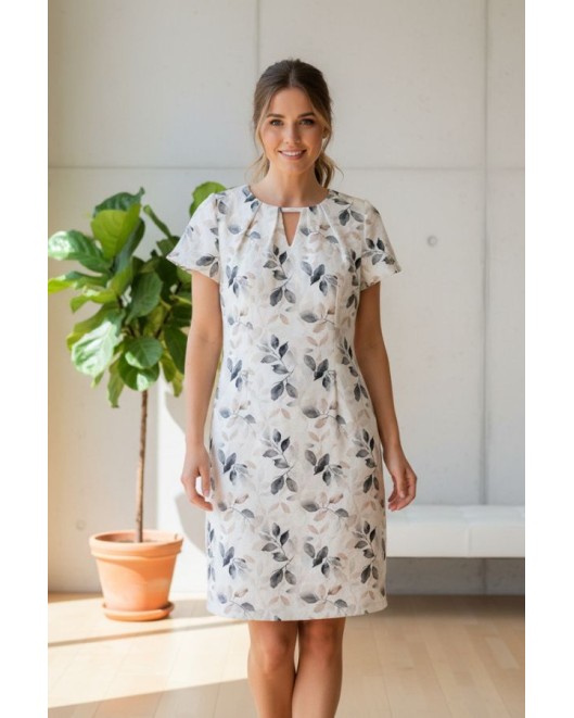 Φόρεμα εμπριμέ Λινάρι Kate