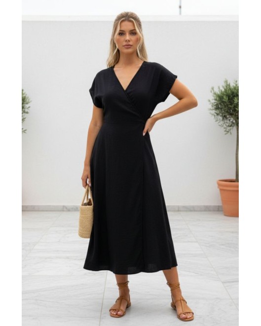 Φόρεμα δετό Effortless ΑΝΕΤΗ ΓΡΑΜΜΗ