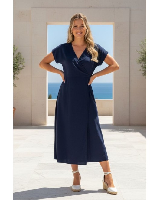Φόρεμα δετό Effortless ΑΝΕΤΗ ΓΡΑΜΜΗ