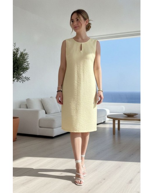 Φόρεμα αμάνικο φυσικό Effortless