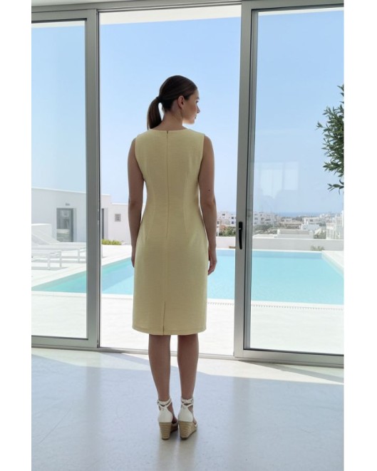 Φόρεμα αμάνικο φυσικό Effortless